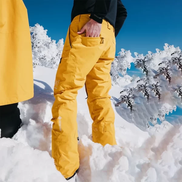 Burton Men's Burton [ak] Cyclic GORE‑TEX 2L Pants - Goldenrod - Image 3
