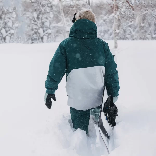 Burton Men's Burton [ak] Velocity GORE‑TEX 2L Anorak Jacket - Deep Emerald / Gray Cloud - Image 3