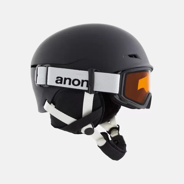 Anon Kids' Define Ski & Snowboard Helmet - Black