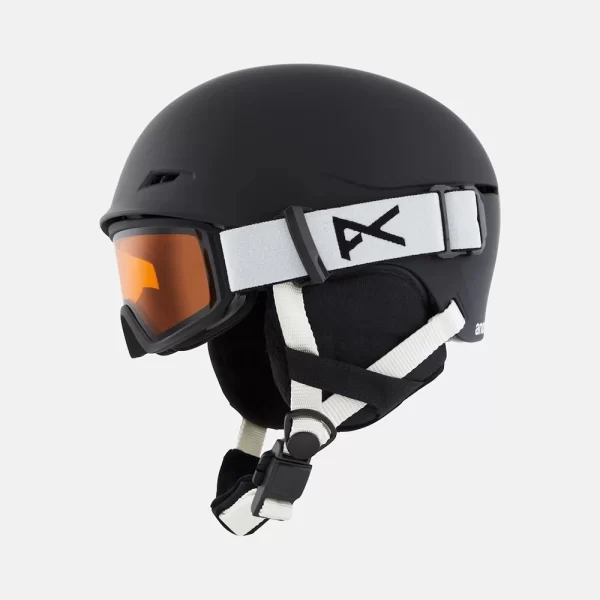 Anon Kids' Define Ski & Snowboard Helmet - Black - Image 2