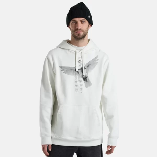 Burton Men's Instigator Pullover Hoodie - Stout White