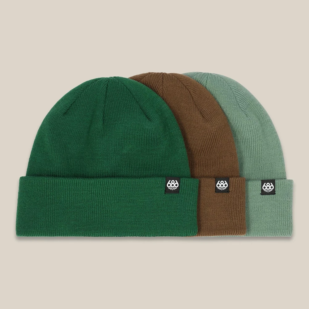 686 Men's Standard Roll-Up Beanie (3-Pack) - Assorted 2