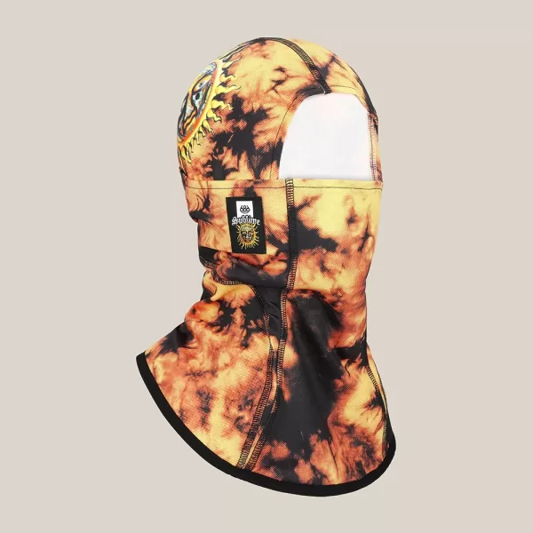 686 Men's Alpha Hinged Balaclava - Sublime Orange Tie Dye