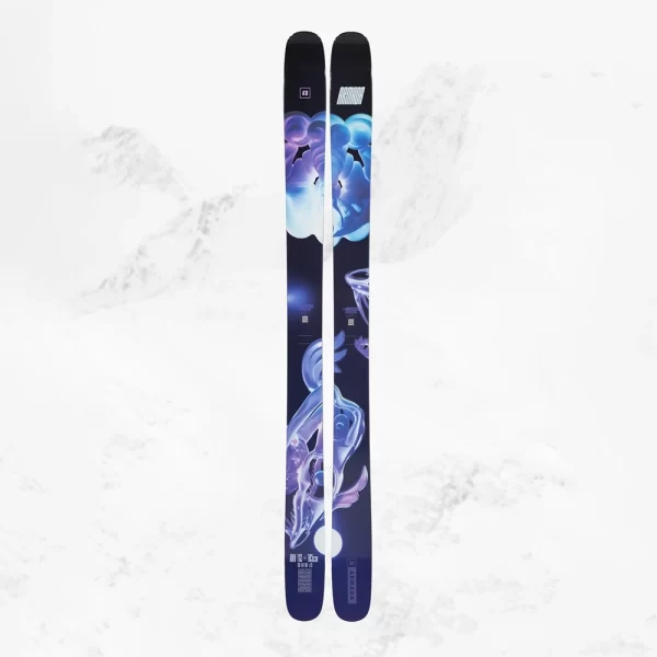 Armada Skis Men's ARV 112 + N STRIVE 12 GW Black L115 Ski and Binding - Black / Purple - Image 2