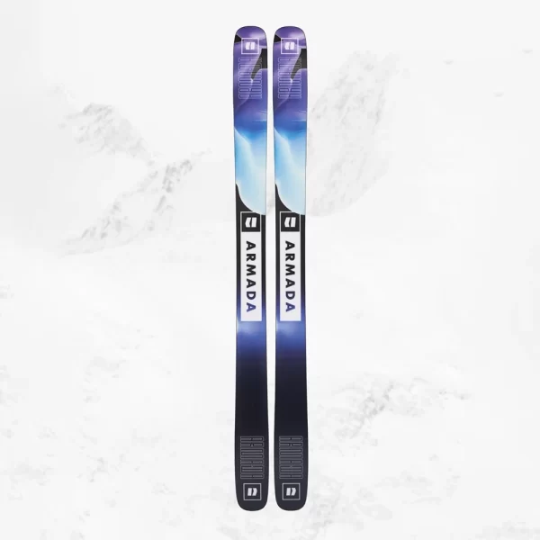Armada Skis Men's ARV 112 + N STRIVE 12 GW Black L115 Ski and Binding - Black / Purple - Image 3
