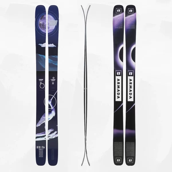 Armada Skis Unisex ARV 100 + N STRIVE 12 GW Black L110 Ski and Binding - Black / Violet