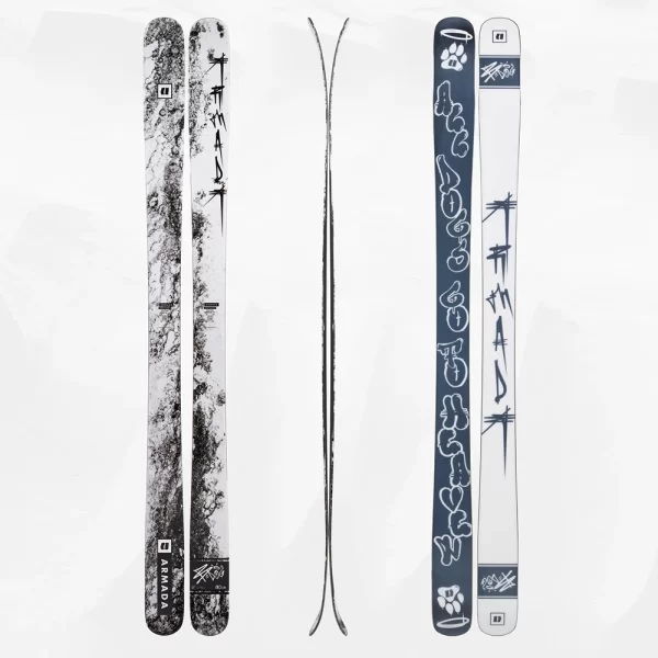 Armada Skis Men's B DOG + N STRIVE 12 GW Black L100 Ski and Binding - White / Blue