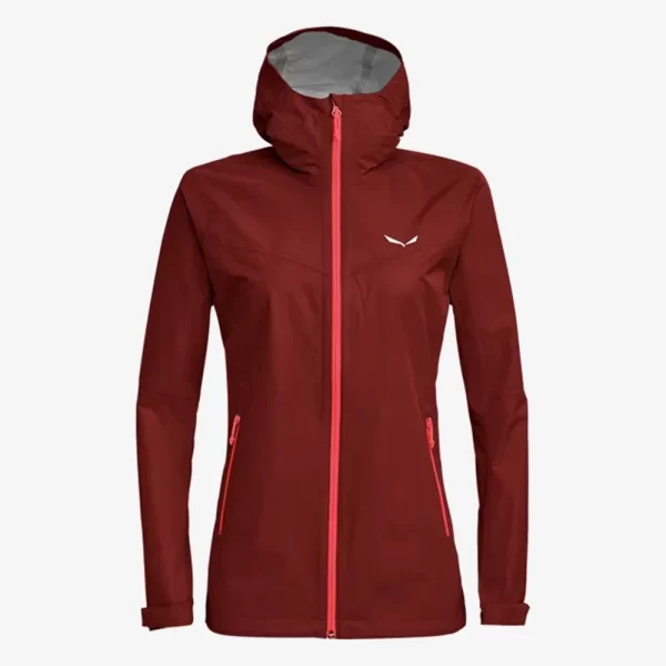 Salewa Women's Puez Aqua Powertex Hardshell Jacket - Rose Red