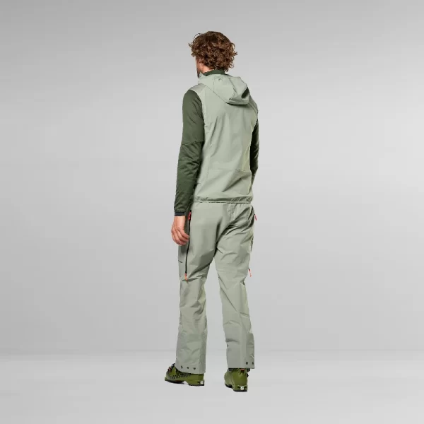 Salewa Men's Sella Durastretch/Tirolwool® Responsive Hybrid Vest - Light Green - Image 2