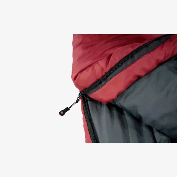 High Peak Tr 300 Sleeping Bag - Dark Red / Gray - Image 5