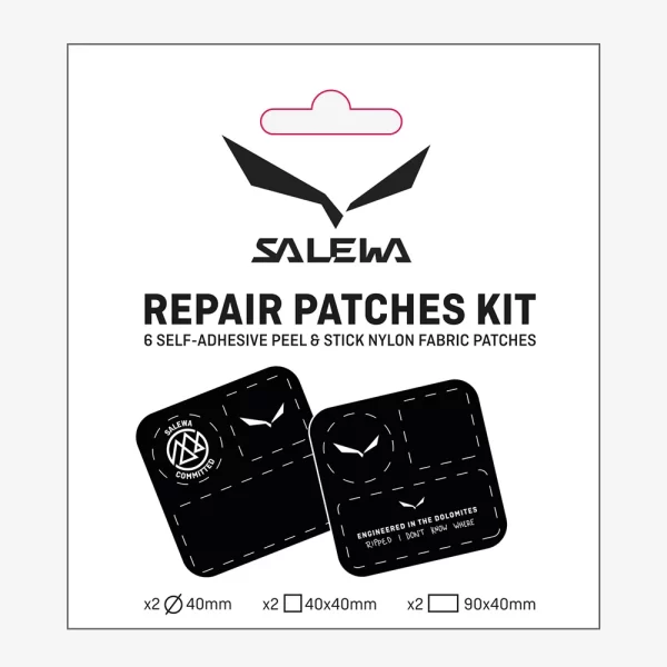 Salewa Repair Patches Kit 2Pcs - Black