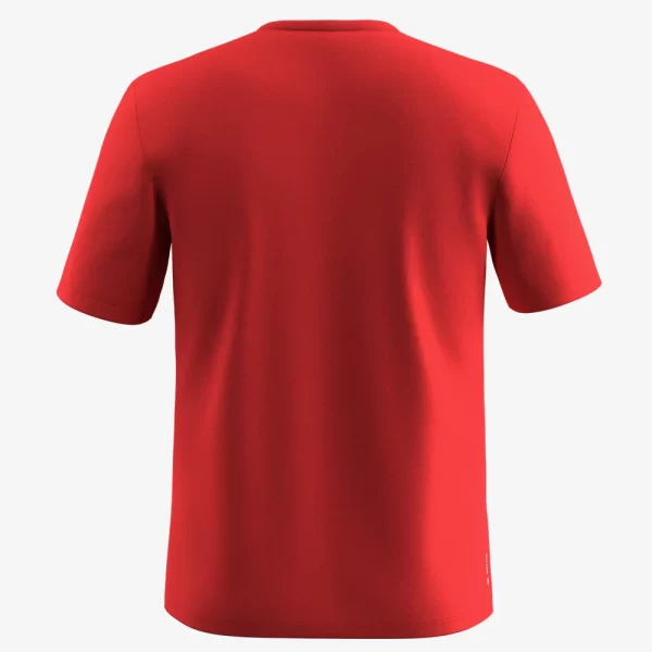 Salewa Men's Solidlogo Dri-Release T-shirt - Flame Red - Image 2