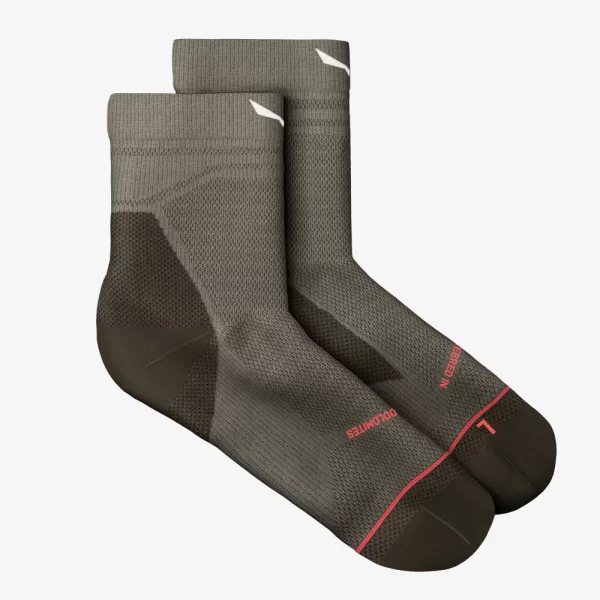 Salewa Men's Eagle Light Quarter Socks - Brown