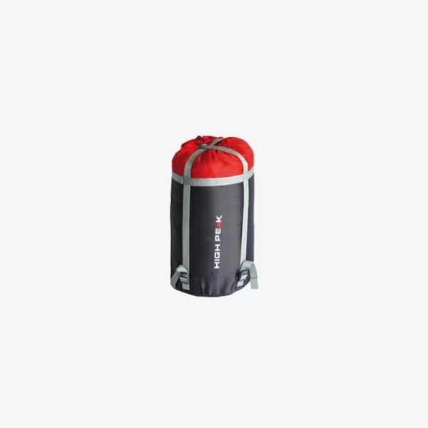 High Peak Pak 600 Eco Sleeping Bag - Green / Red - Image 7