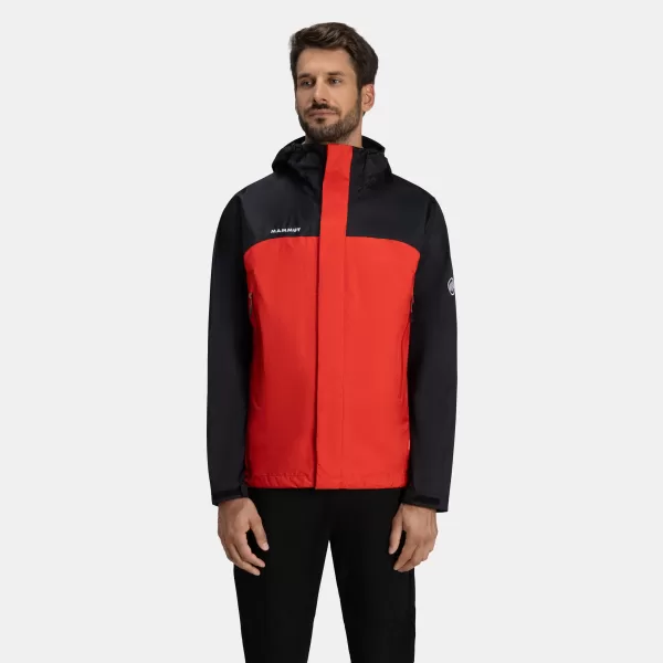 Mammut Men's Microlayer 2.0 HS Hooded Jacket - Mammut Red / Black