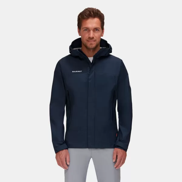 Mammut Men's Microlayer 2.0 HS Hooded Jacket - Marine