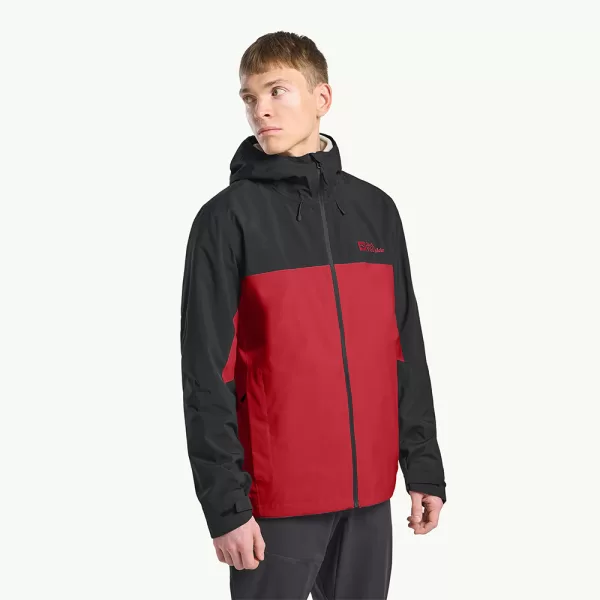Jack Wolfskin Men’s Weiltal 2l Rain Jacket - Adrenaline Red