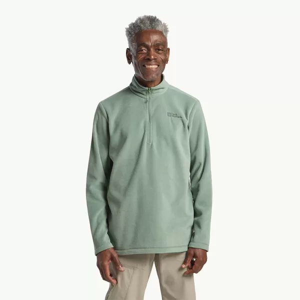 Jack Wolfskin Men’s Taunus Hz Fleece Jumper - Eucalyptus