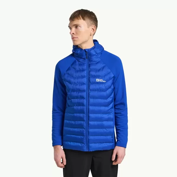 Jack Wolfskin Men’s Routeburn Pro Hybrid Jacket - Vibrant Blue
