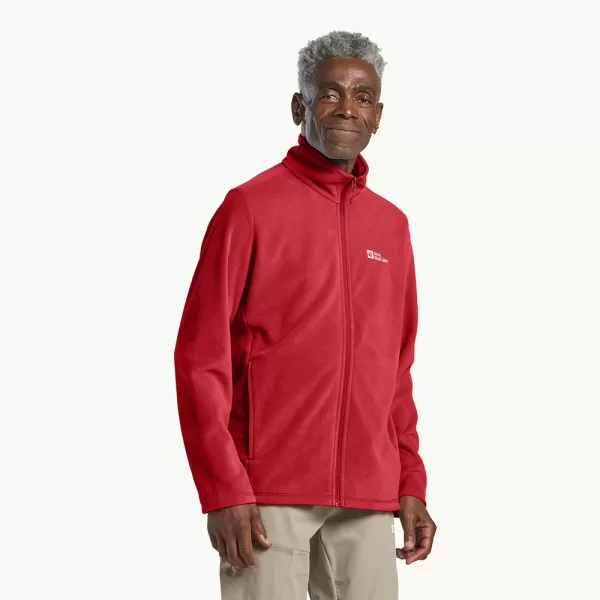 Jack Wolfskin Men’s Taunus Fz Fleece Jacket - Adrenaline Red