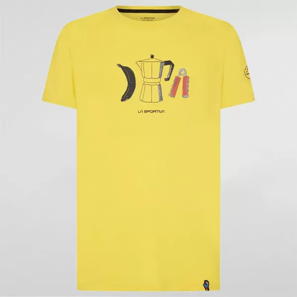 La Sportiva Men's Breakfast T-Shirt - Yellow