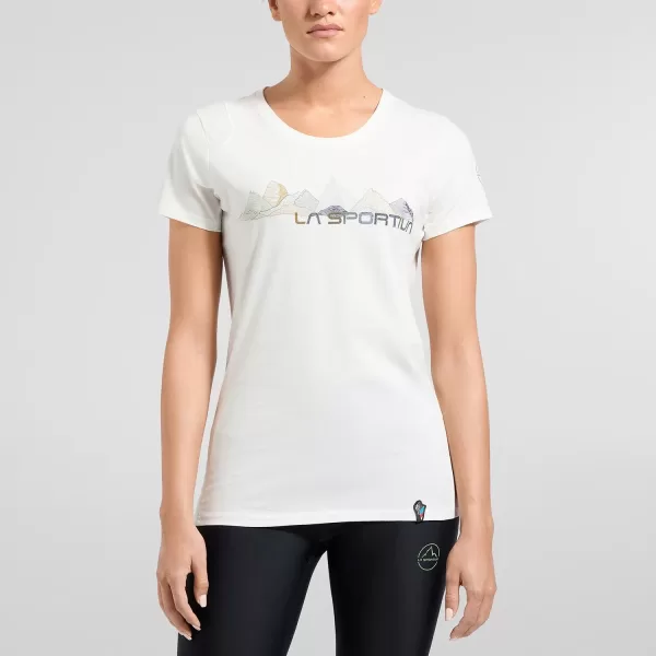 La Sportiva Women's Peaks T-Shirt - Chalk