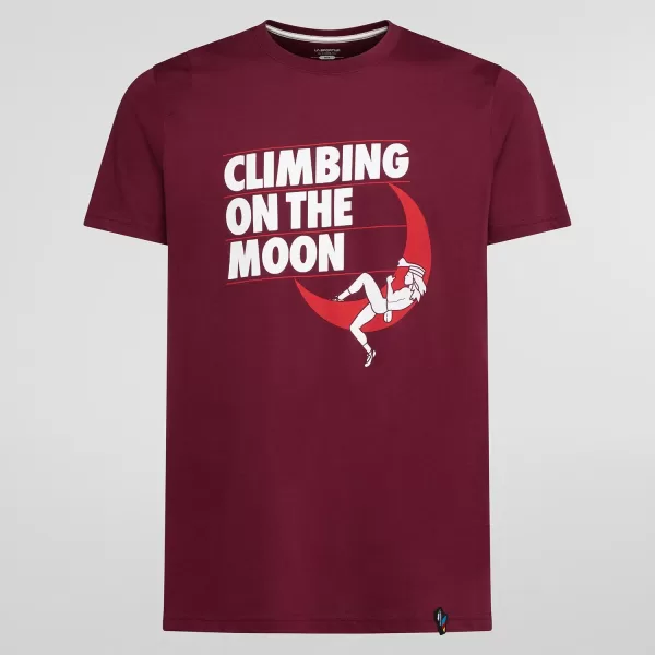 La Sportiva Men's Moon Rock T-Shirt - Redwood