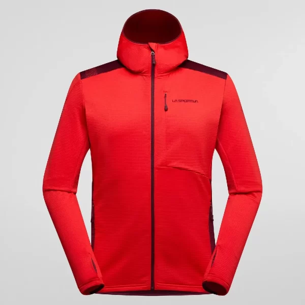 La Sportiva Men's Chill Thermal Hoody - Mountain Red / Redwood