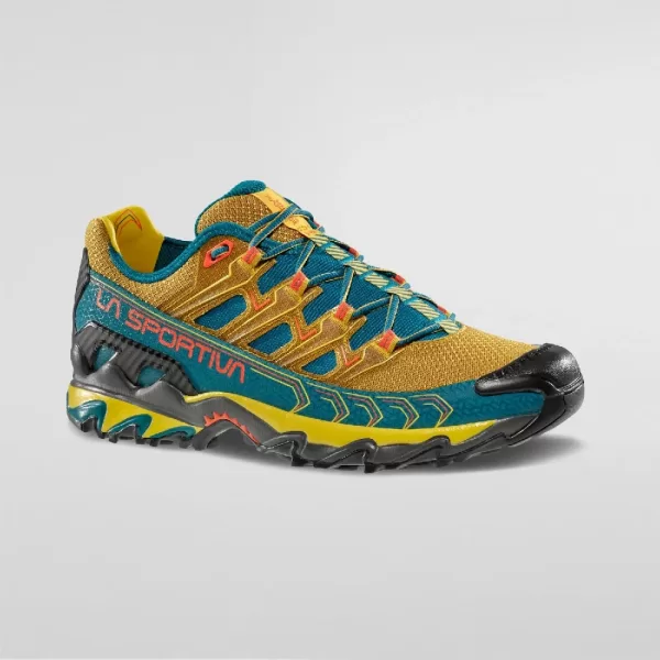 La Sportiva Men's Ultra Raptor II Hiking Shoes - Everglade / Savana