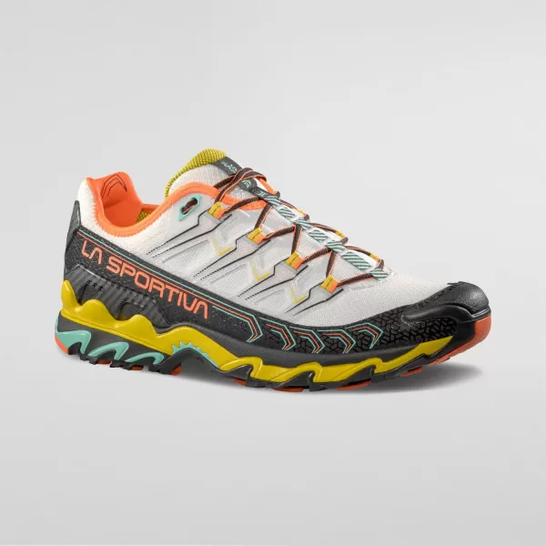 La Sportiva Men's Ultra Raptor II Hiking Shoes - Chalk / Black
