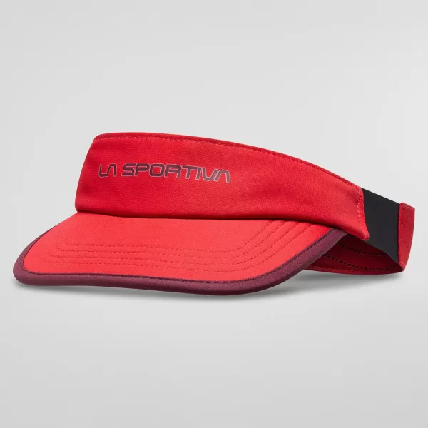 La Sportiva Unisex Skyline Visor Trail Running - Mountain Red / Black