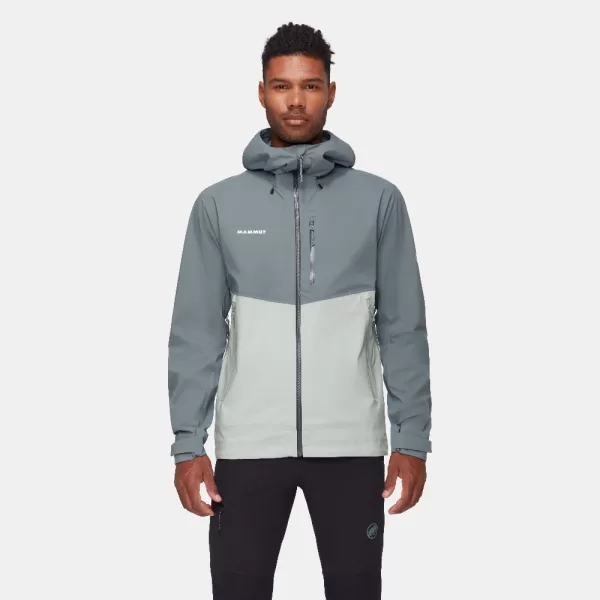 Mammut Men's Alto Guide HS Hooded Jacket - Silver Sage / Strata