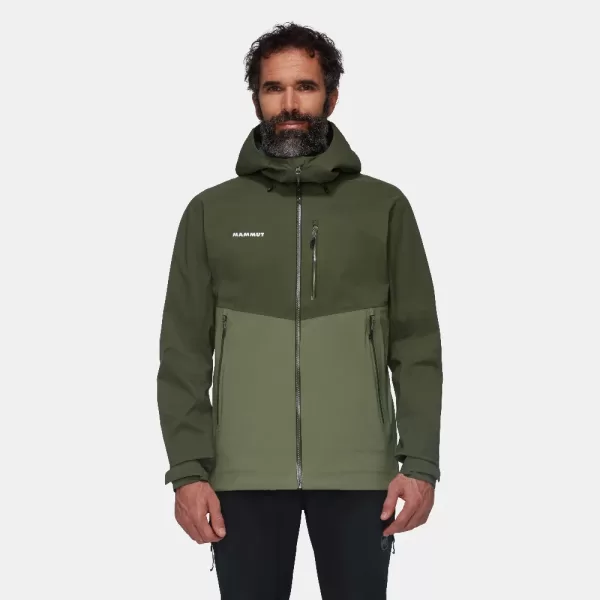 Mammut Men's Alto Guide HS Hooded Jacket - Marsh / Dark Marsh