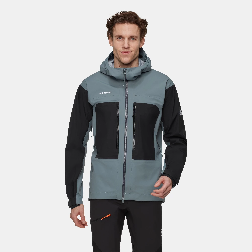 Mammut Men's Taiss HS Hooded Jacket - Strata / Black