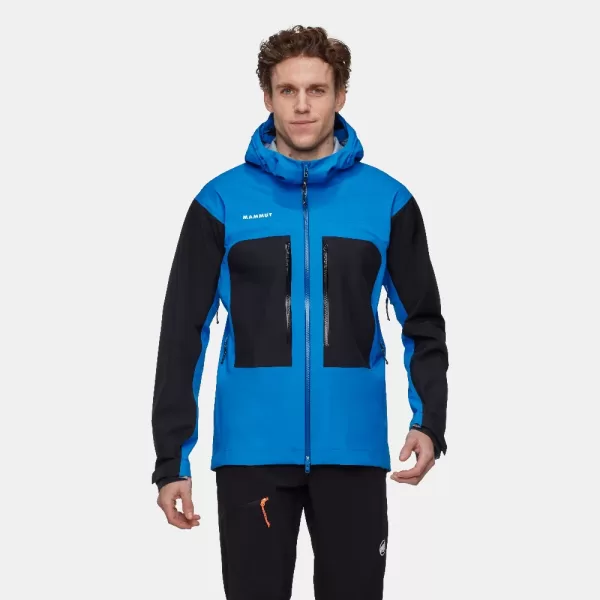 Mammut Men's Taiss HS Hooded Jacket - Glacier blue / Black