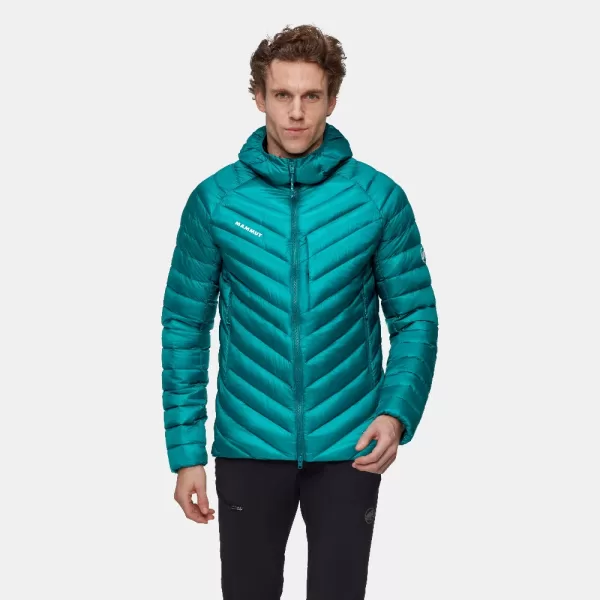 Mammut Men's Broad Peak IN Hooded Jacket - Deep teal / Black