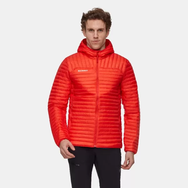 Mammut Men's Broad Peak Light IN Hooded Jacket - Mammut Red