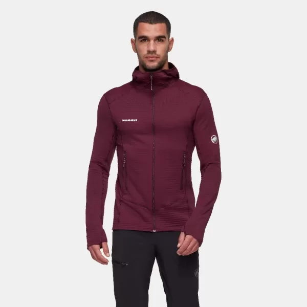 Mammut Men's Taiss Light ML Hooded Jacket - Vin