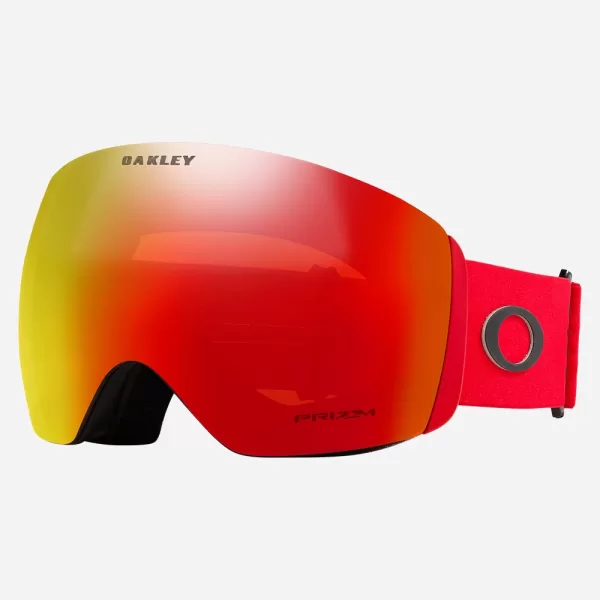 Oakley Flight Deck™ L Snow Goggles - Prizm Snow Torch Iridium Lenses / Matte Redline Strap