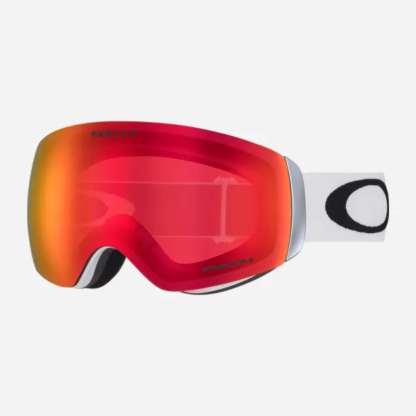 Oakley Flight Deck™ M Snow Goggles - Prizm Snow Torch Iridium Lenses / Matte White Strap