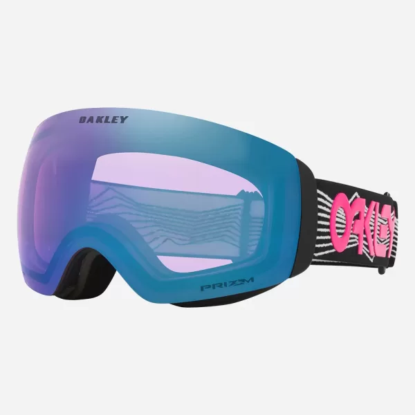 Oakley Flight Deck™ M Snow Goggles - Prizm Snow Iced Iridium Lenses / Black Wired Strap