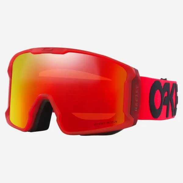 Oakley Line Miner™ L Snow Goggles - Prizm Snow Torch Iridium Lenses / Matte Redline Strap
