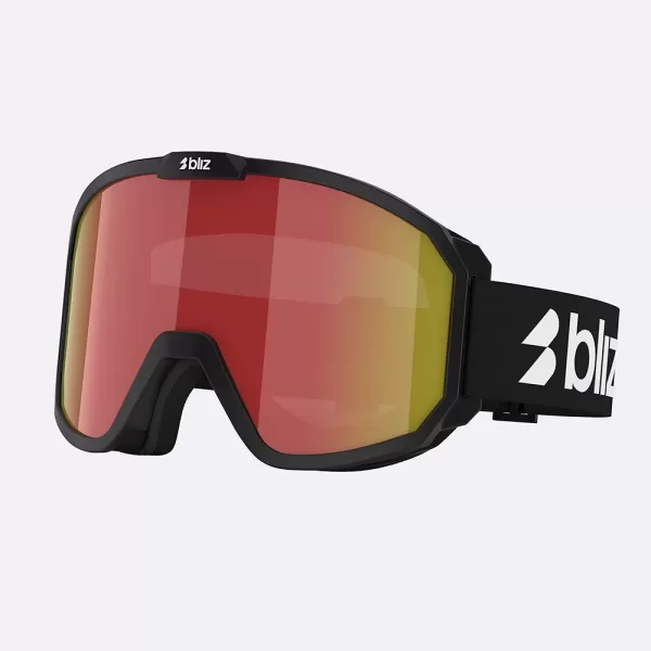 Bliz Unisex Rave Goggles - Brown Red / Brown Red