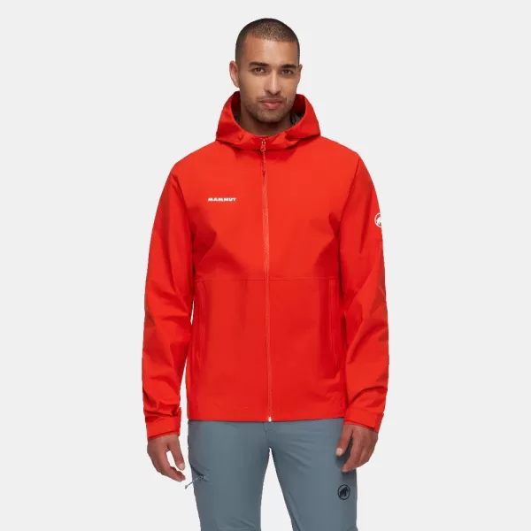 Mammut Men's Linard Light HS Hooded Jacket - Mammut Red