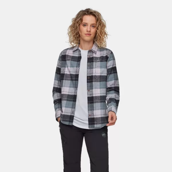 Mammut Women's Trovat Longsleeve Shirt - Alpine Calamint / Strata