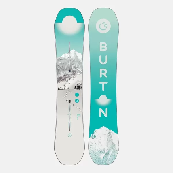 Burton Women's Feelgood Camber Snowboard - First Tracks