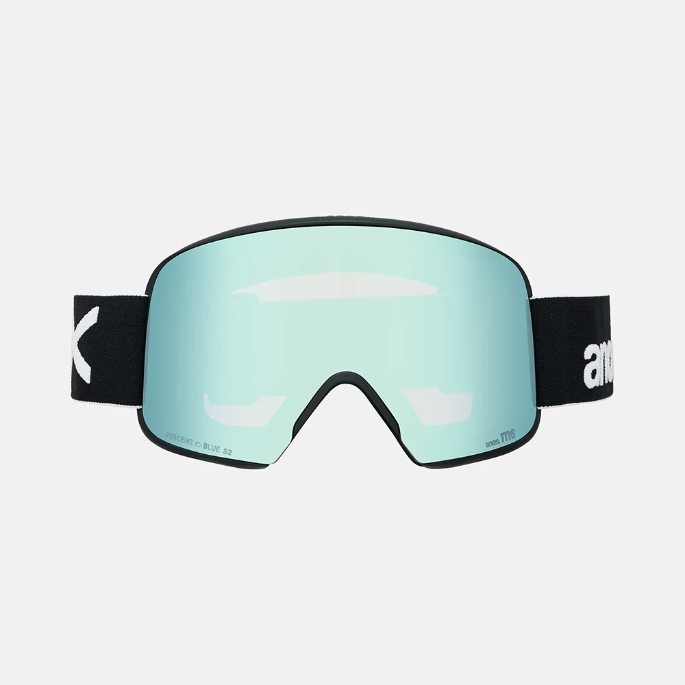 ANON M6 Goggles + Bonus Lens + MFI® Face Mask - Black / Perceive Variable Blue / Perceive Cloudy Pink - Image 3