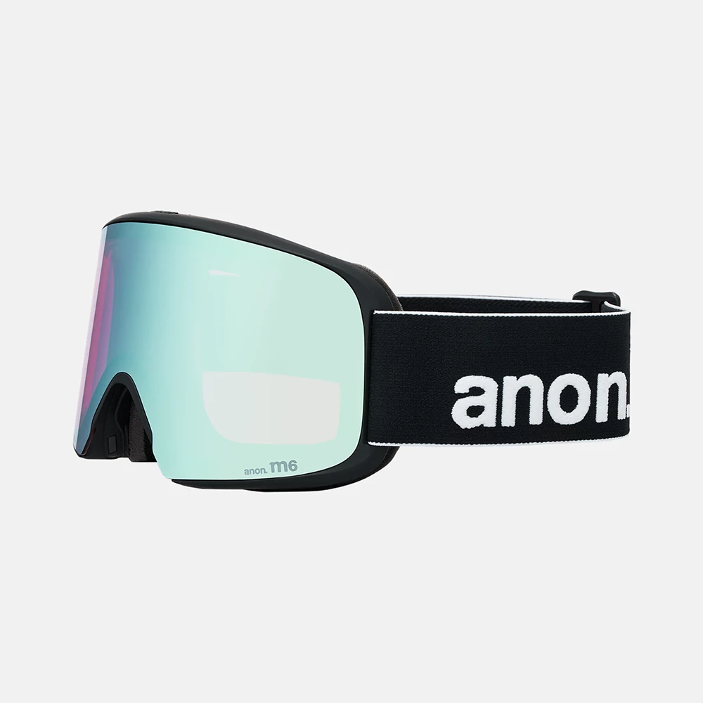 ANON M6 Goggles + Bonus Lens + MFI® Face Mask - Black / Perceive Variable Blue / Perceive Cloudy Pink - Image 2