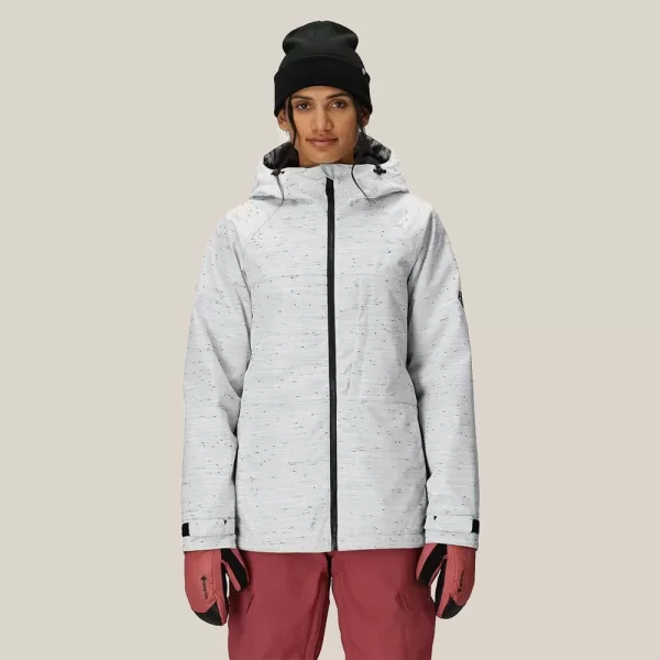 686 Women's Athena™ Insulated Jacket - White Slub