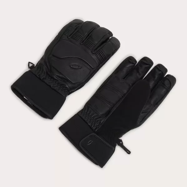 Oakley Men's Peak Leather Gloves - Blackout